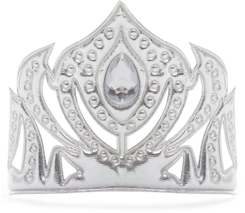 Little adventures - ice princess kroon – zachte kinderkroon – zilver