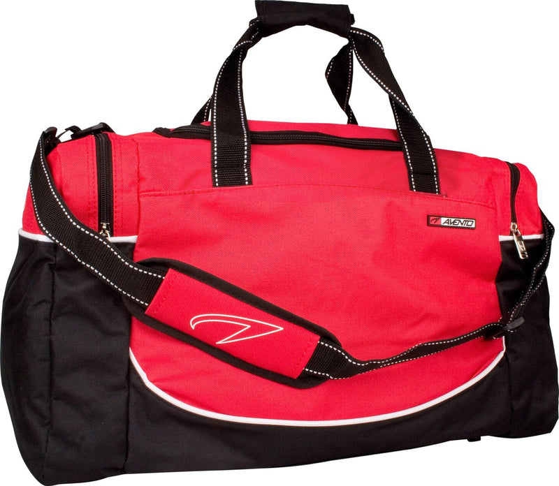 Avento sporttas - large - zwart rood xs