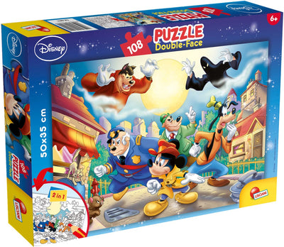 Lisciani puzzle df plus 108 mickey mouse detective