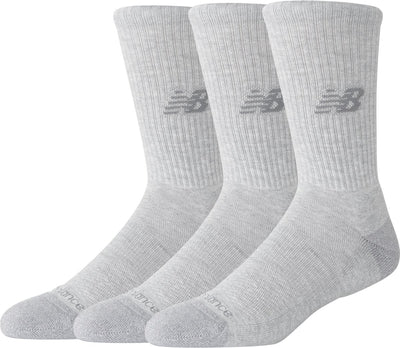 New balance active crew socks 3 pack unisex sportsokken - atletic grey