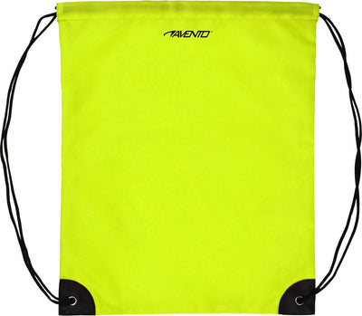 Avento rugzak met trekkoorden - fluorgeel
