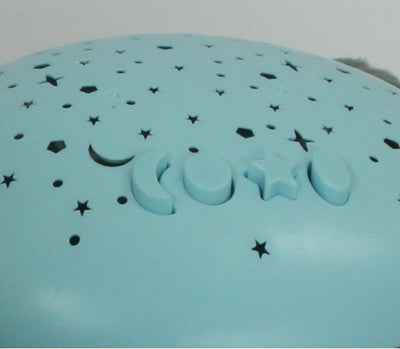 Jamara dreamy elephant nachtlamp led 32 cm grijs blauw
