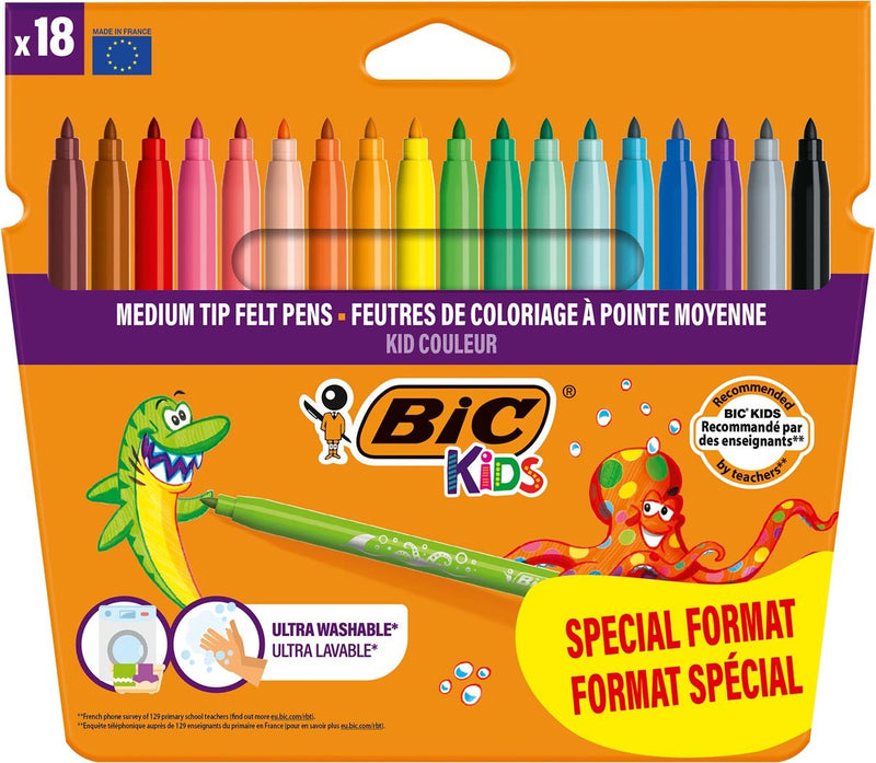 Bic kids colour viltstiften 18 stuks
