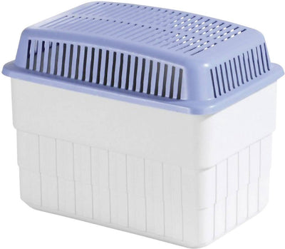 Wenko luchtontvochtiger 1kg in grijs en blauw kunststof - vochtvreter zonder electra - voor woonruimtes, campers, caravans - vochtvreter - vochtmagneet - vochtvanger