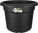 Elho green basics cilinder 55 - bloempot voor buiten - ø 54.3 x h 41.2 cm - living black