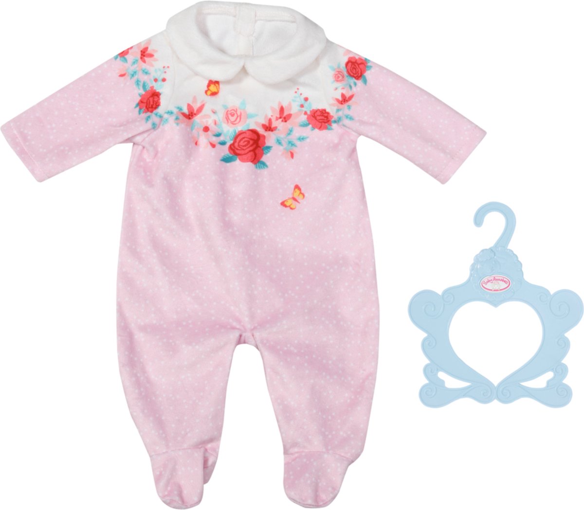 Baby annabell speelpakje roze - poppenkleding 43 cm