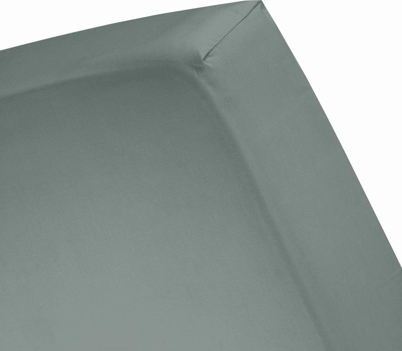 Cinderella jersey hoeslaken - 1 persoons - katoen - zacht - 70x200 cm - tot 25 cm - groen