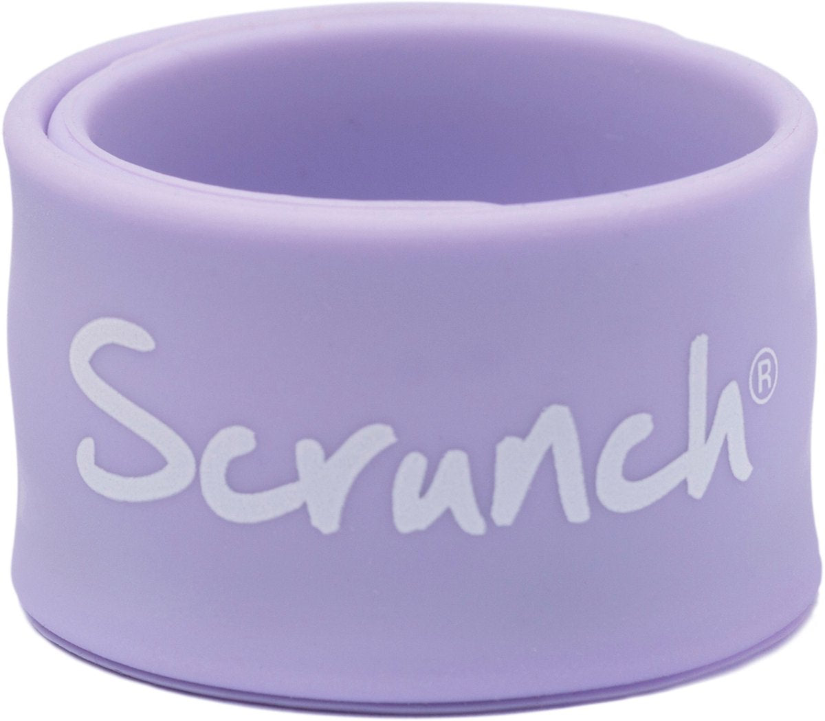 Scrunch sos bandje - paars - opvouwbaar - recycleerbaar