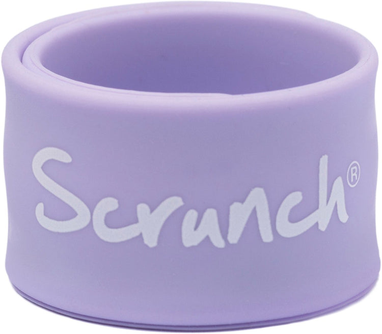 Scrunch sos bandje - paars - opvouwbaar - recycleerbaar