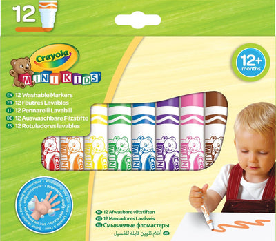 Crayola - mini kids - viltstiften - 12 viltstiften voor kinderen