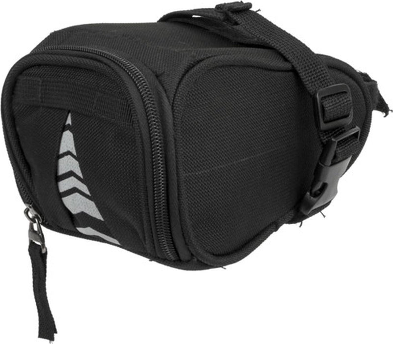 Willex - zadeltas 1200 l - zwart - 1,8 liter -reflectie