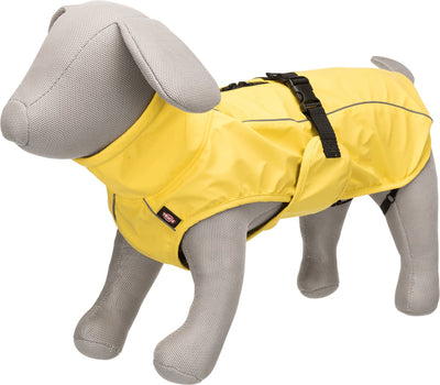 Trixie regenjas hond - vimy - geel - ruglengte 70 cm - 4xl