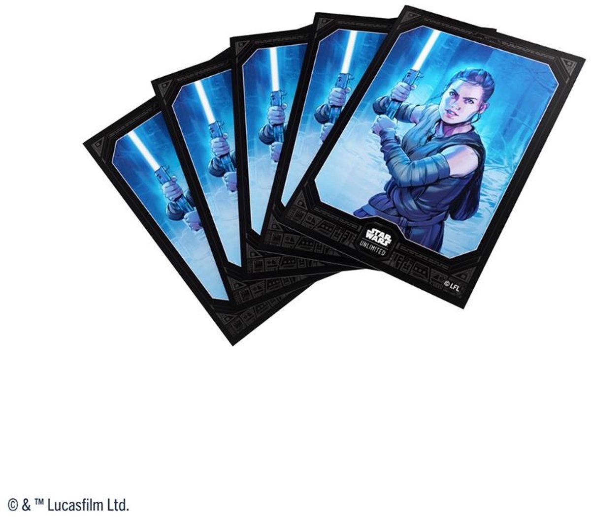 Star wars unlimited - art sleeves - rey - star wars sleeves