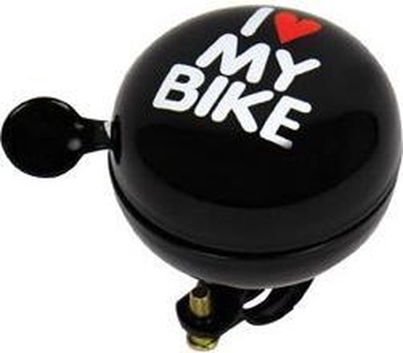 Dresco fietsbel ding love my bike 60mm
