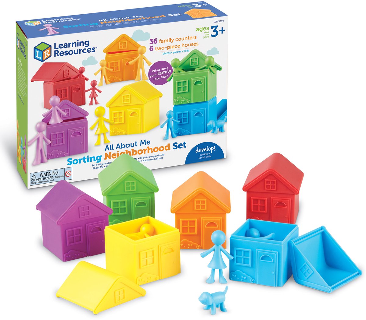Learning resources all about me sorting neighbourhood set - 1+