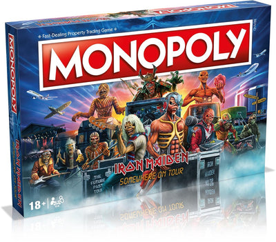 Winning moves monopoly - bordspel - iron maiden - engels