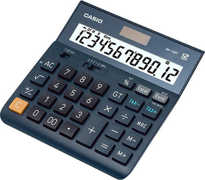 Rekenmachine casio dh-12et blauw