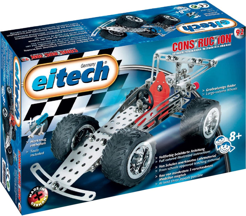 Eitech bouwdoos - metaal race wagen quad