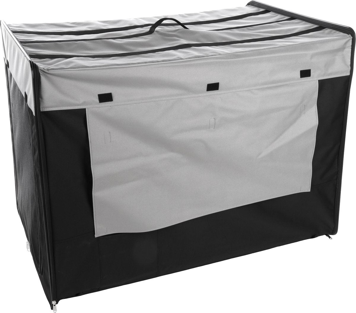Flamingo smart top plus - transportkooi honden - transportkooi smart top plus zwart grijs 109cm - 1st - 113520 - 1st