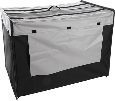 Flamingo smart top plus - transportkooi honden - transportkooi smart top plus zwart grijs 109cm - 1st - 113520 - 1st