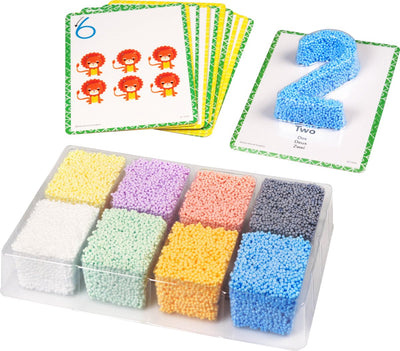 Learning resources playfoam® shape learn numbers set - 3+