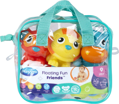 Playgro badspeelgoed - floating fun friends- badgeschenkset - schimmelvrij - badspeelgoed - waterspeelgoed baby - waterspeelgoed peuters - baby speelgoed - waterspeelgoed - bpa vrij