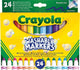 Crayola - viltstiften - 24 afwasbare viltstiften voor kinderen - dunne punt