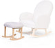 Childhome voetensteun voor schommelstoel – linnen – beige – comfort stijlvolle afwerking