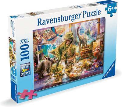 Ravensburger puzzel dino toys come to live - legpuzzel - 100 xxl stukjes