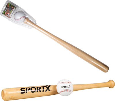Sportx honkbal knuppel + bal