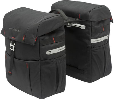 New Looxs Vigo Dubbele Fietstas Zwart