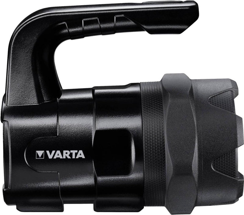 Varta indestructible bl20 pro zaklamp - 400 lumen - 400 meter lichtbereik - inclusief 6x aa batterijen - ip54 spatwaterdicht - valbestendig tot 4 meter