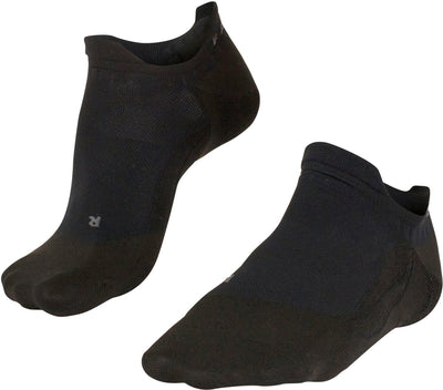Falke go5 invisible anti-blaar katoen functioneel materiaal golfsokken heren zwart - maat 44-45