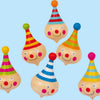 Small foot - houten tol clown - 6st.