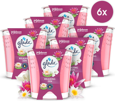 Glade geurkaars relaxing zen 100% raapzaadwax