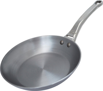 Debuyer de buyer mineral b pro koekenpan ø 24 cm – plaatstaal – pfas-vrij – geschikt voor inductie – made in france