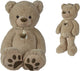 Simba nicotoy - beer - beige beer lint met berenkopje (85cm) - pluche - knuffel