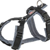 Trixie hondentuig premium trekking zwart grijs