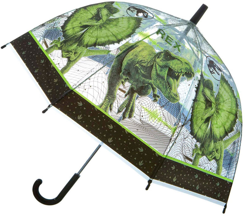 Jurassic world kinderparaplu - voor school en onderweg - groen