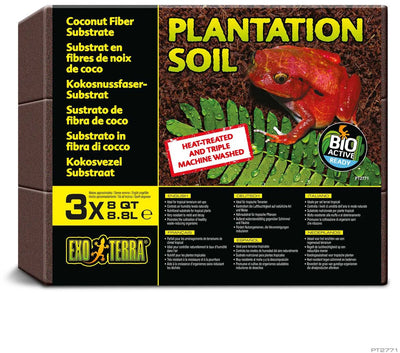 Exo terra subtraat plantion soil - 3 x 8,8 l