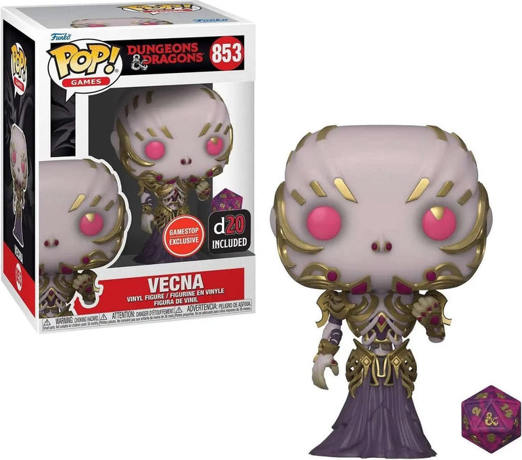 Funko pop! games: dungeons dragons - vecna (metallic) (gs) (exclusive) #853
