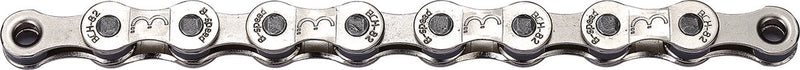 Bbb cycling powerline fietsketting – 8 speed fietsketting racefiets – 114 schakels – nikkel - bch-82