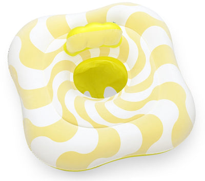 Bestway zwemzitje comfort plush babyboot zwembad 1-2 jaar multicolor.