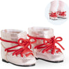 Corolle roze snowboots voor poppen, 36cm