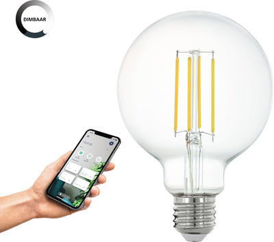 Eglo connect.z smart led lamp - e27 - ø 9,5 cm - 2700k - dimbaar - zigbee