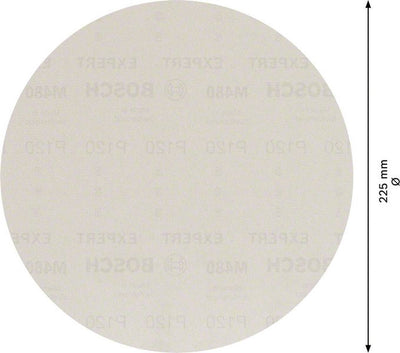 Bosch accessoires expert m480 schuurnet voor gipsplaatschuurmachines 225 mm, k120 - 1 stuk(s) - 2608900709