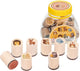 Goki houten stempelset bosdieren - creatieve speelgoedset voor kinderen.