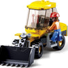 Sluban wheel loader kleine shovel bouwspeelgoed kinderen vanaf 6 jaar – constructiespeelgoed modelbouw – bouwdoos met 91 bouwstenen – m38-b0377b