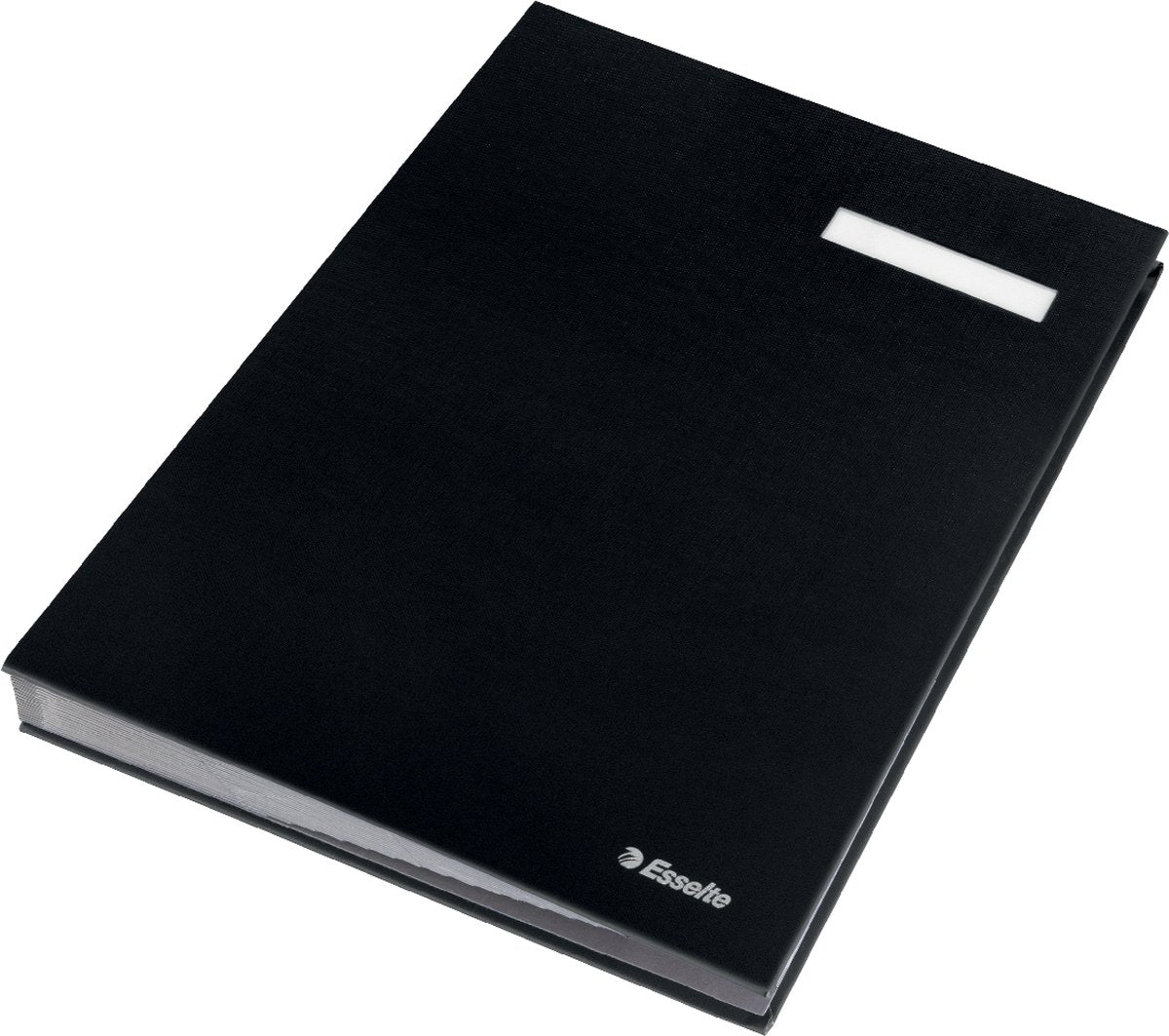 Esselte vloeiboek karton - met 20 scheidingbladen - zwart