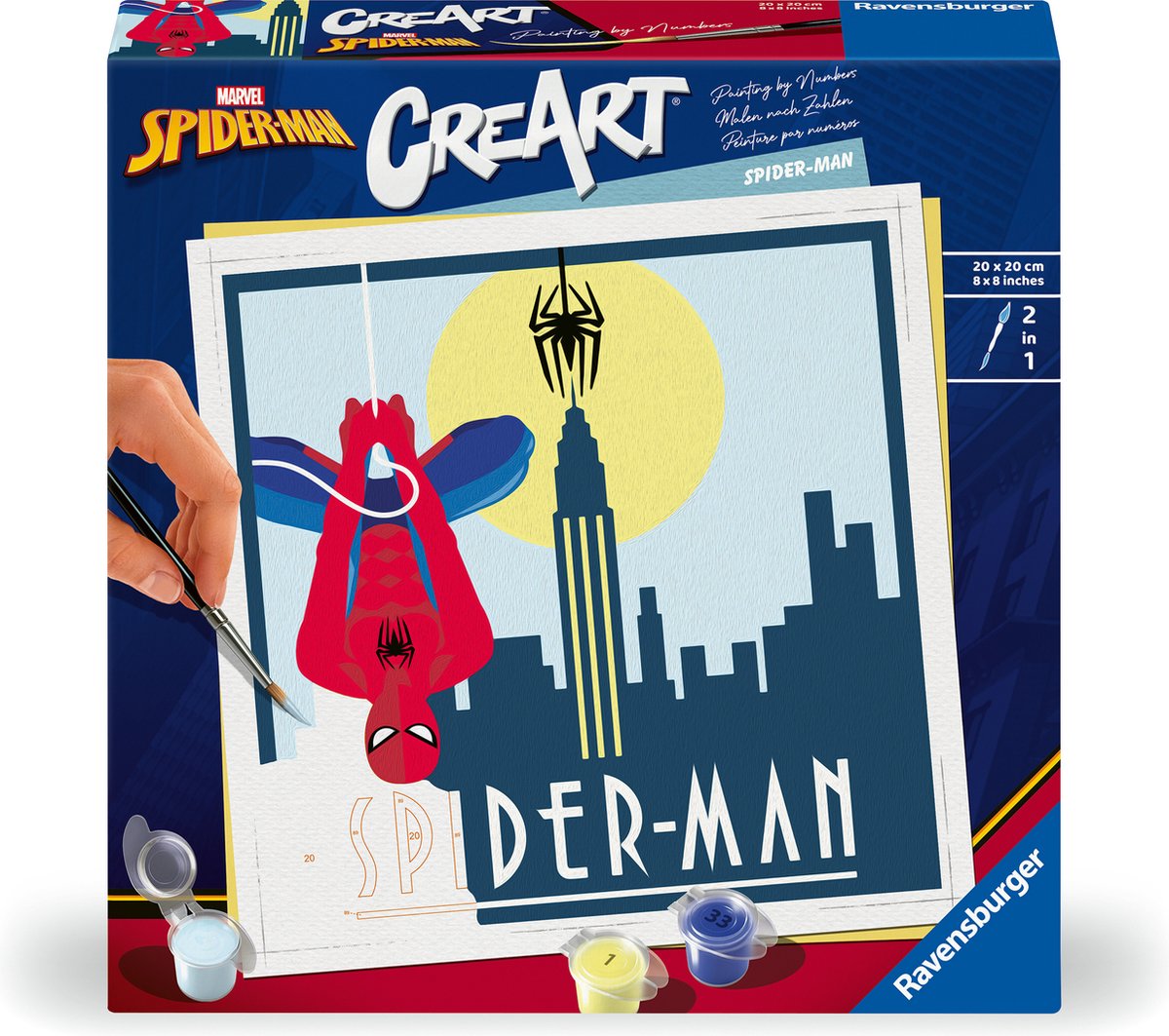 Ravensburger creart schilderen op nummer - marvel spiderman